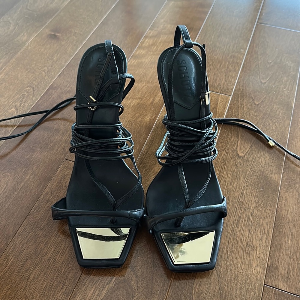 Schutz Vikki Ankle Tie Sandal